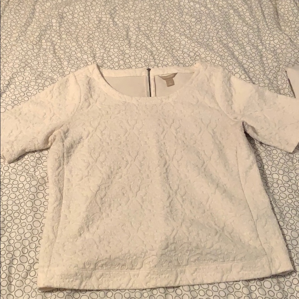 White Banana republic blouse